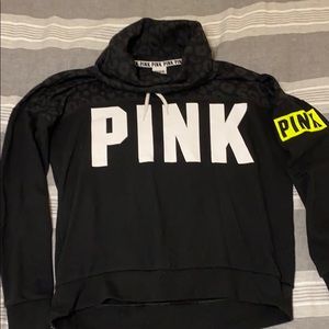 Victoria’s Pink Leopard cowl neck sweatshirt